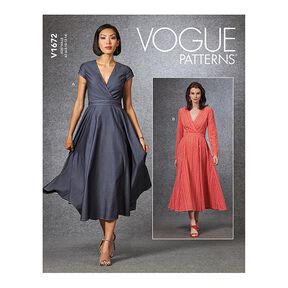 Šaty, Vogue 1672 | 32-40, 