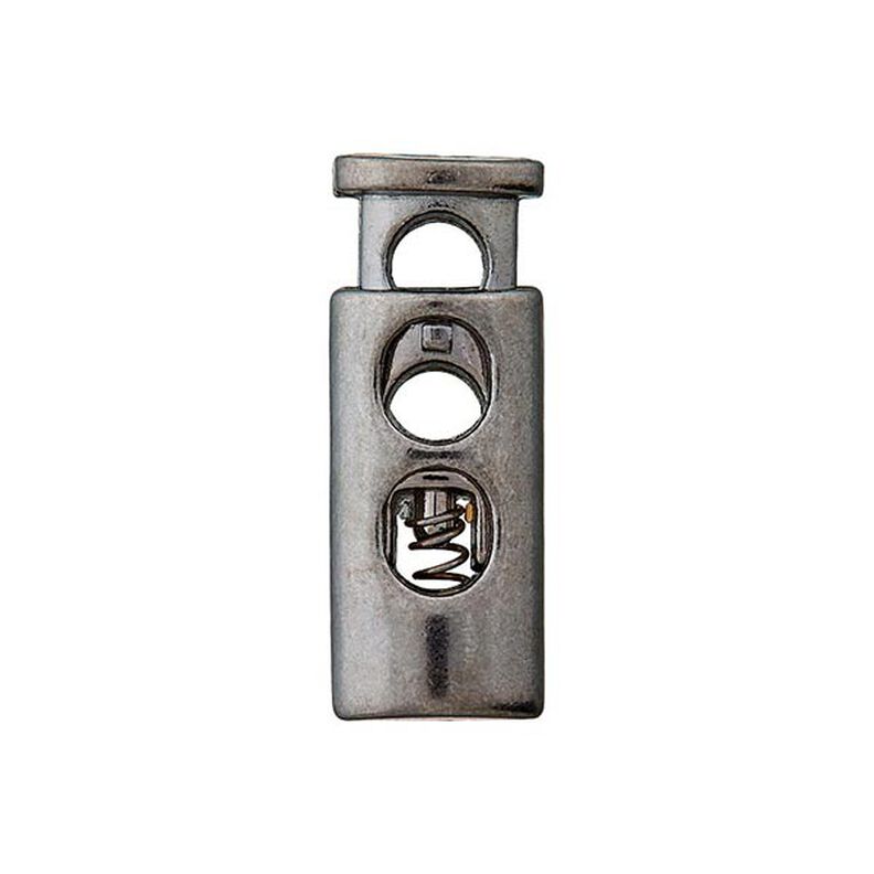 Brzdička na šňůrku [ Ø 5 mm ] – starostarostříbrná kovový,  image number 2