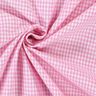 Bavlněný Vichy - 0,2 cm – růžová,  thumbnail number 2