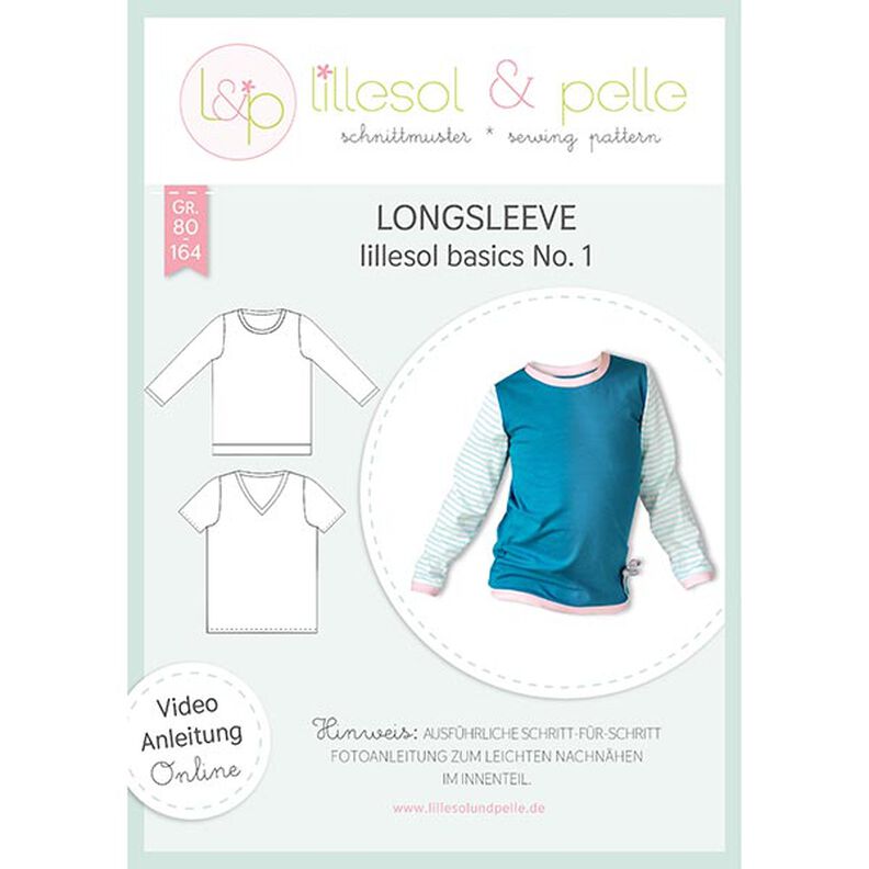 Tričko s dlouhým rukávem, Lillesol & Pelle No. 1 | 80 - 164,  image number 1