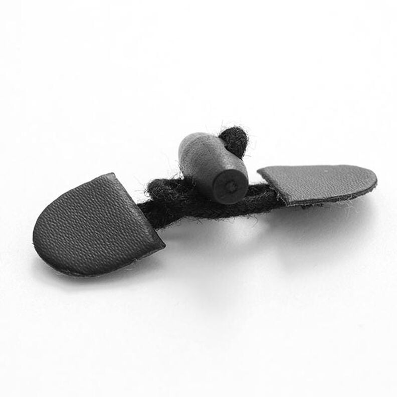 Dufflecoatové zapínání [ 55 mm ] – černá,  image number 2