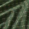 Dekorační látka Polopanama Elegantní kostkovaný vzor – jedlově zelená/karmínově červená,  thumbnail number 2
