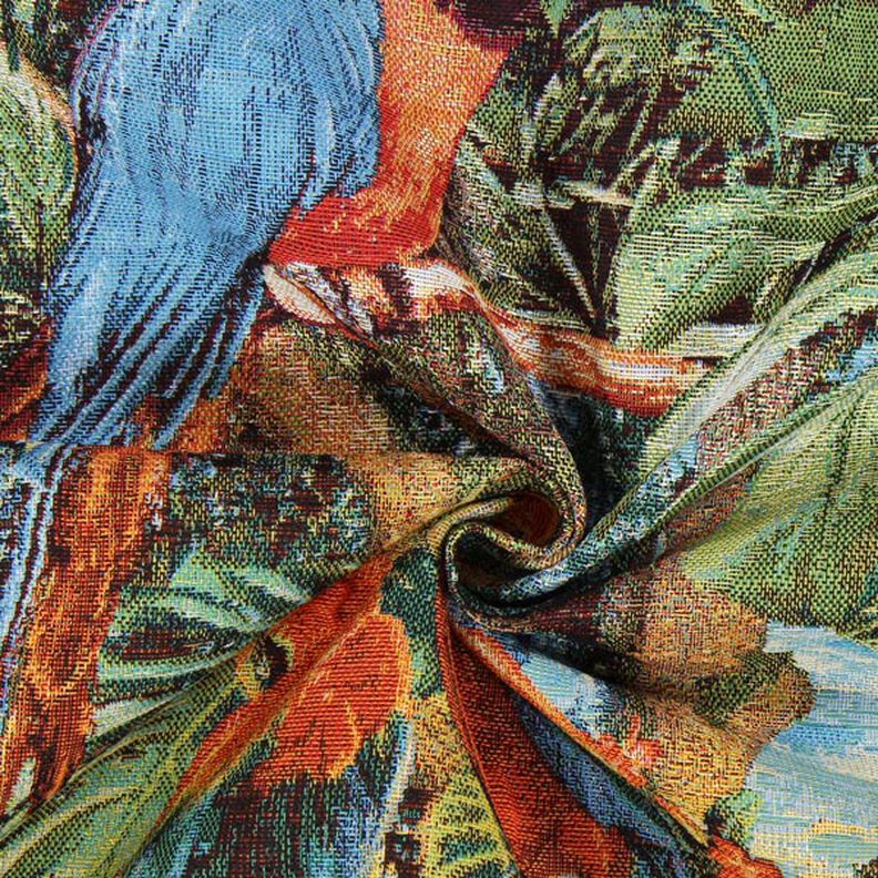 Žakárový gobelín Tropický ráj – zelená,  image number 2