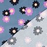 Dětský manšestr Květiny | Poppy Fabrics – džínově modrá/levandulová,  thumbnail number 4