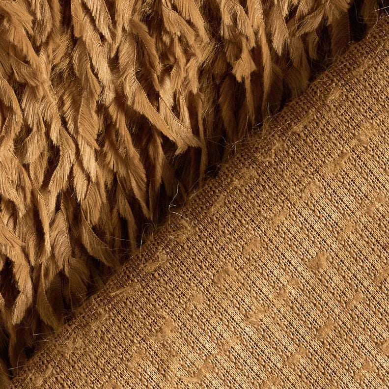 Umělá kožešina Jednobarevná péřová tkanina | Katia Fabrics – mocca,  image number 5