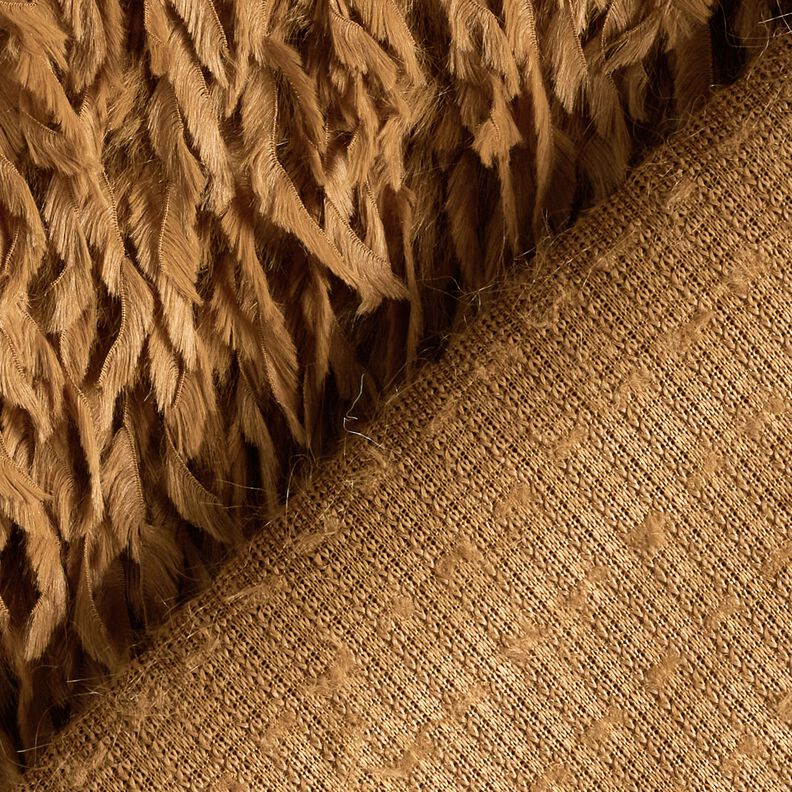 Umělá kožešina Jednobarevná péřová tkanina | Katia Fabrics – mocca, image number 5