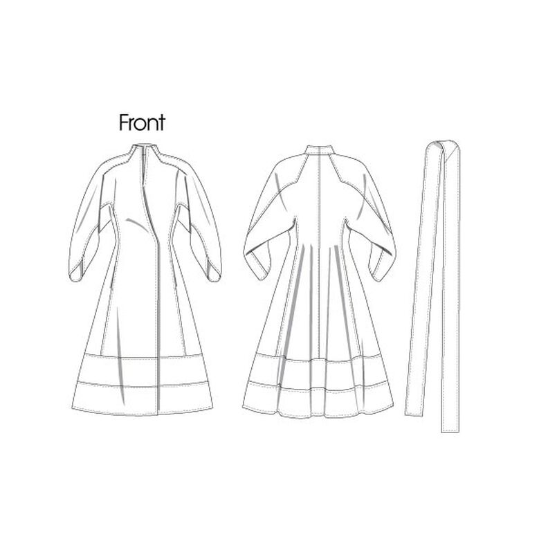 Kimonové šaty značky Ralph Rucci, Vogue 1239 | 40 - 46,  image number 7