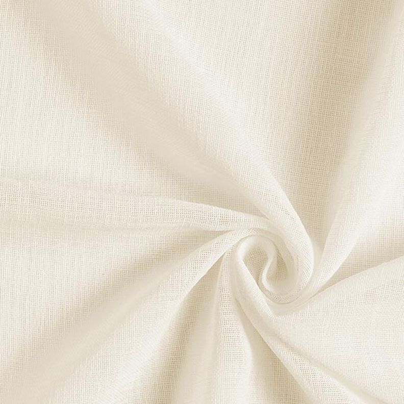 Látka na záclony Voál Ibiza 295 cm – vlněná bílá,  image number 1
