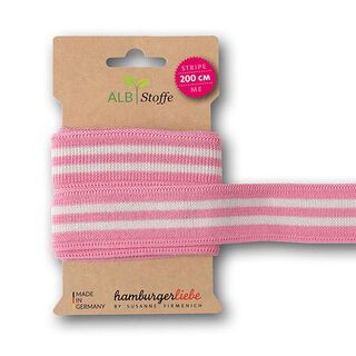 GOTS Bio žakárové stuhy STRIPE ME COLLEGE [200 cm | 3,5 cm] | Albstoffe | Hamburger Liebe, 