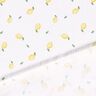 Mušelín / dvojitá mačkaná tkanina Akvarel citrony digitální potisk – bílá,  thumbnail number 4