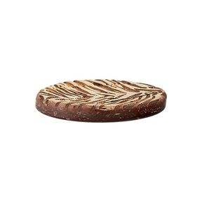 Kokosový knoflík dvoudírkový – béžová, 