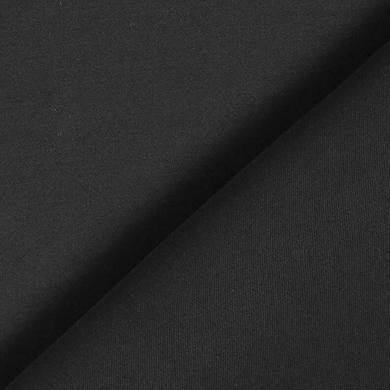 Viskózový satén Jednobarevné provedení – černá,  image number 4