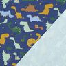Letní teplákovina Dinosauři | Poppy Fabrics – indigová/světle modra,  thumbnail number 4
