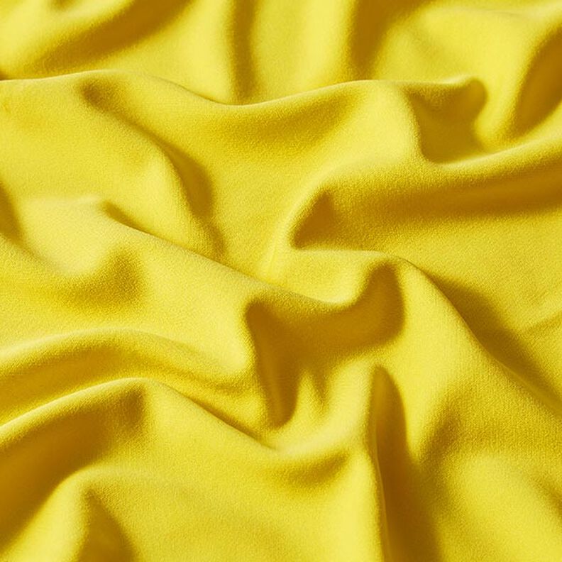 Lehký krepový materiál scuba – žlutá,  image number 2