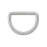 Doplňky ke kabelkám Sada [ 5-díly | 40 mm] – stříbrná kovový,  thumbnail number 5