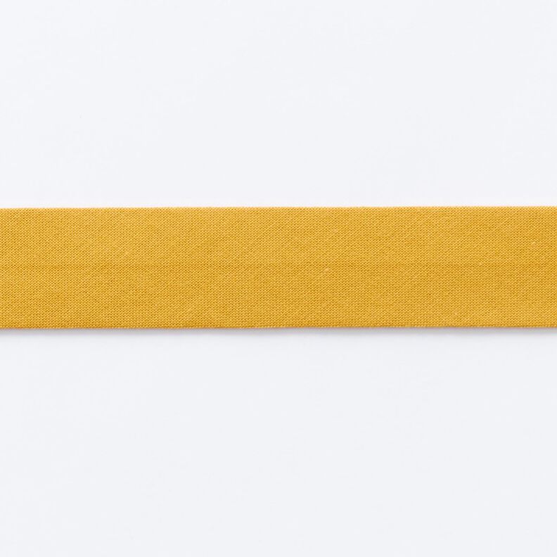 Šikmý proužek Bio bavlna [20 mm] – hořčicove žlutá,  image number 1