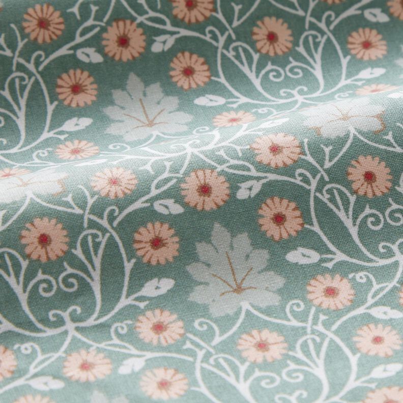 Povrstvená bavlna Jemné listové úponky – eukalyptová/rose,  image number 3