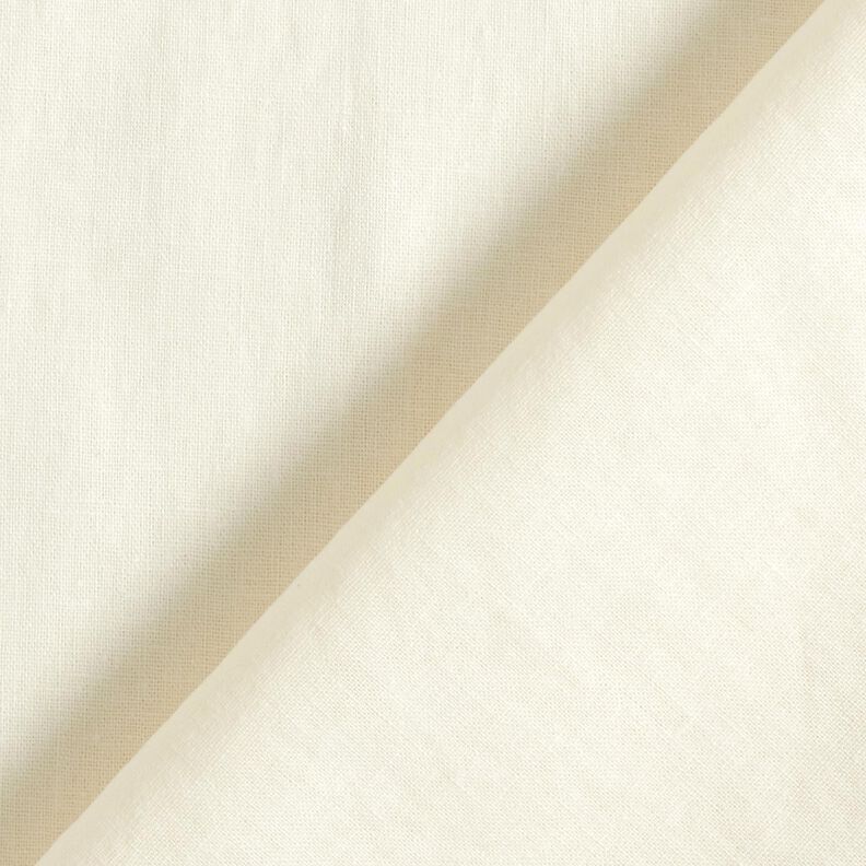 Směs praného lnu a bavlny – vlněná bílá,  image number 3