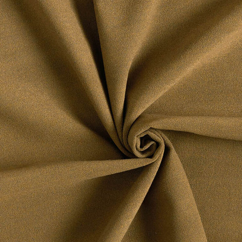 Kabátová tkanina velur Uni – khaki, image number 1