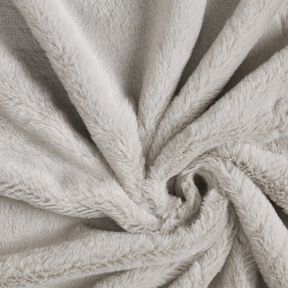 kvalitní jednobarevné umělé kožich – světle šedá, 