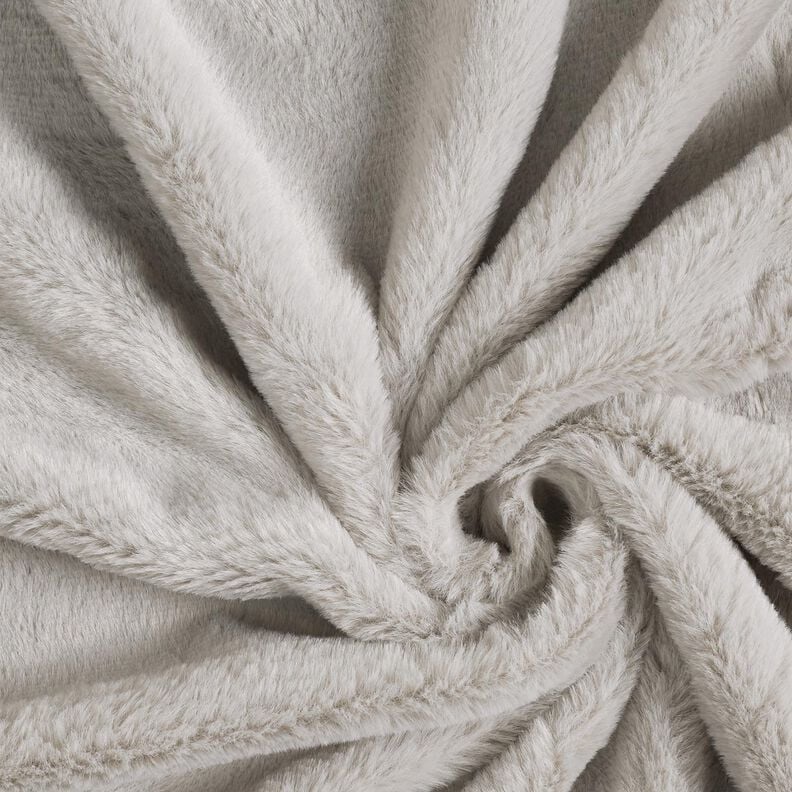 kvalitní jednobarevné umělé kožich – světle šedá,  image number 1