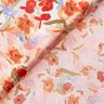 Bavlněný voál digitální tisk akvarelové květinové moře – slonová kost/lososová,  thumbnail number 4