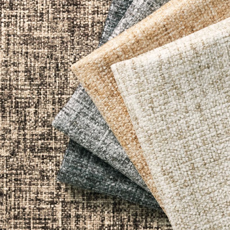 Čalounická látka Vrásněná velurová látka – béžová,  image number 5