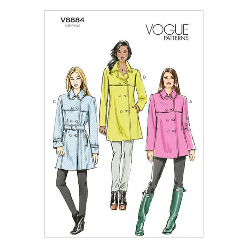 Kabát, Vogue 8884 | 32 - 48,  image number 1