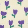 Plyš teddy tulipány | Poppy Fabrics – slonová kost,  thumbnail number 1