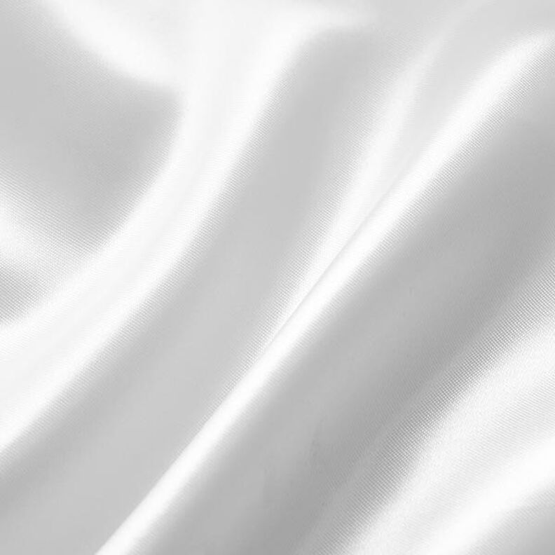 Polyesterový satén – bílá,  image number 3