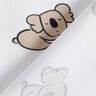 GOTS Bavlněný žerzej Koala | Poppy Fabrics – bílá/mandlová,  thumbnail number 4