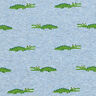 Alpenfleece drzý krokodýl (cheeky croc) Melír – světle džínová modrá,  thumbnail number 1