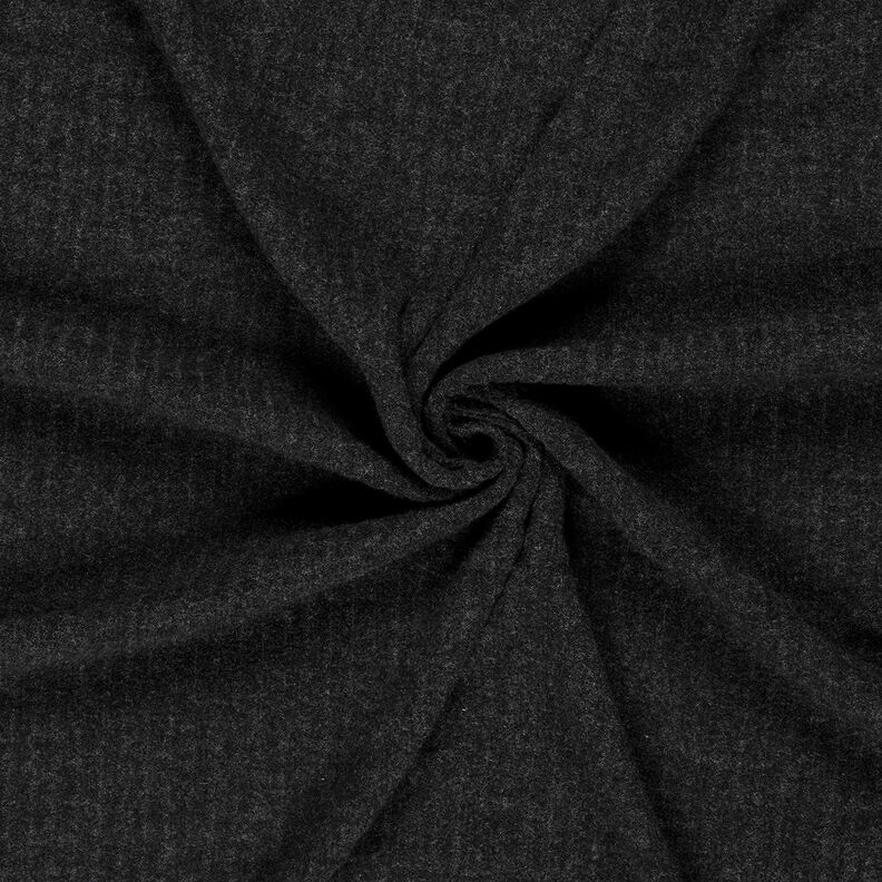 Superměkký žebrovaný úplet Uni – černá, image number 3