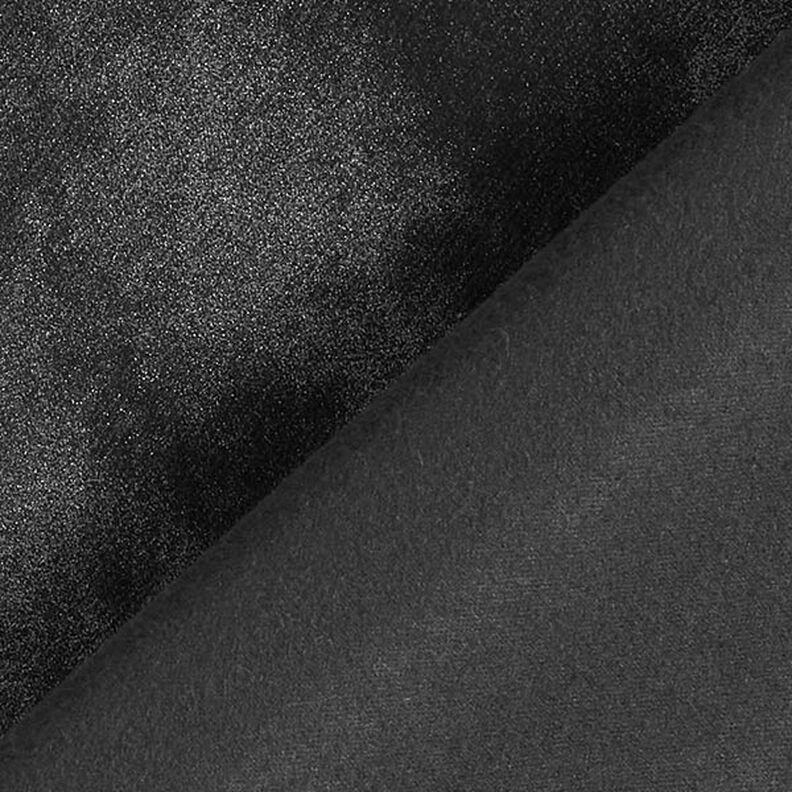 Lesklá imitace kůže se vzorem mramoru – černá,  image number 4