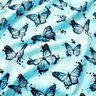 Bavlněný žerzej Motýlí stříkance | Glitzerpüppi – ledově modrá,  thumbnail number 1