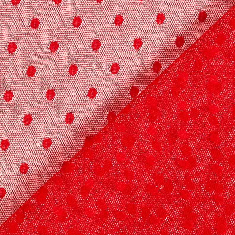 Softmesh puntíky – červená,  image number 5