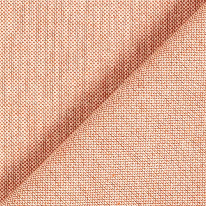 Dekorační látka polopanama šambré, recyklovaná – terracotta/přírodni, image number 3