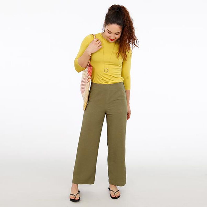 FRAU ELENA – jednoduché kalhoty s rovnými nohavicemi, Studio Schnittreif  | XS -  XXL,  image number 6