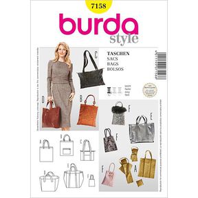 Nákupní taška / taštičky, Burda 7158, 