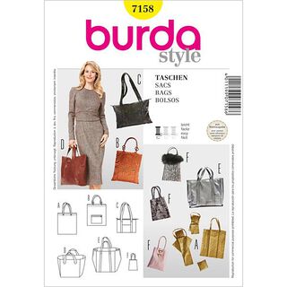 Nákupní taška / taštičky, Burda 7158, 