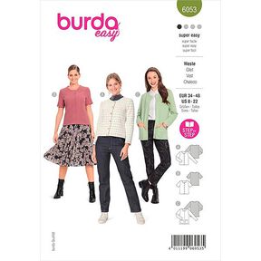 Kardigan, Burda 6053 | 34-48, 