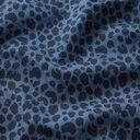 Strečové džíny s leopardím vzorem – džínově modrá, 