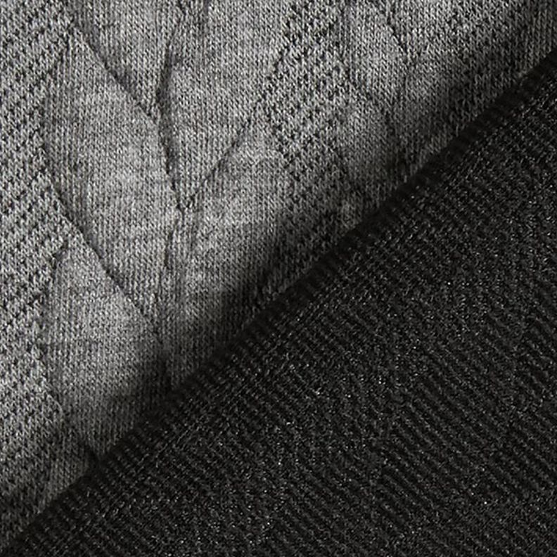 Žakárové žerzejové kloké Copánkový vzor – světle šedá,  image number 4