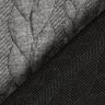 Žakárové žerzejové kloké Copánkový vzor – světle šedá,  thumbnail number 4