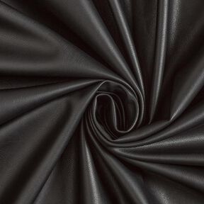 Koženka s velurovou rubovou stranou  – černá, 