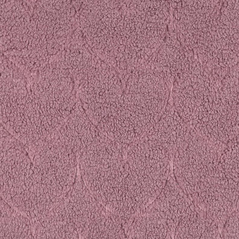 Umělá kožešina Vzor se srdíčky | Poppy Fabrics – tmavě starorůžová, image number 1