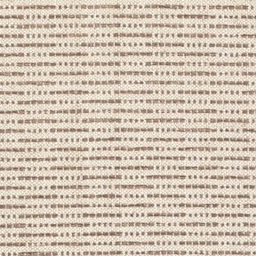 Dekorační látka Žakár Rustikální pruhy – středně hnědá/přírodni, 