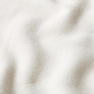 GOTS Bavlněný fleece jednobarevný – bílá, 