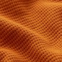 Mini Bavlněný vaflový žerzej jednobarevný – terracotta, 