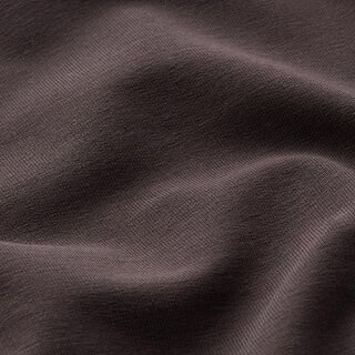 Lehké francouzské froté jednobarevné – tmavě hnědá, 